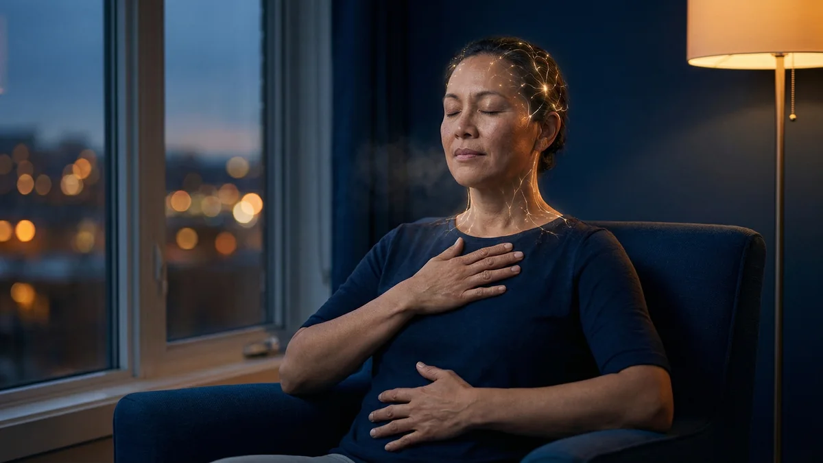 תרגול נשימה ומיינדפולנס להפחתת חרדה