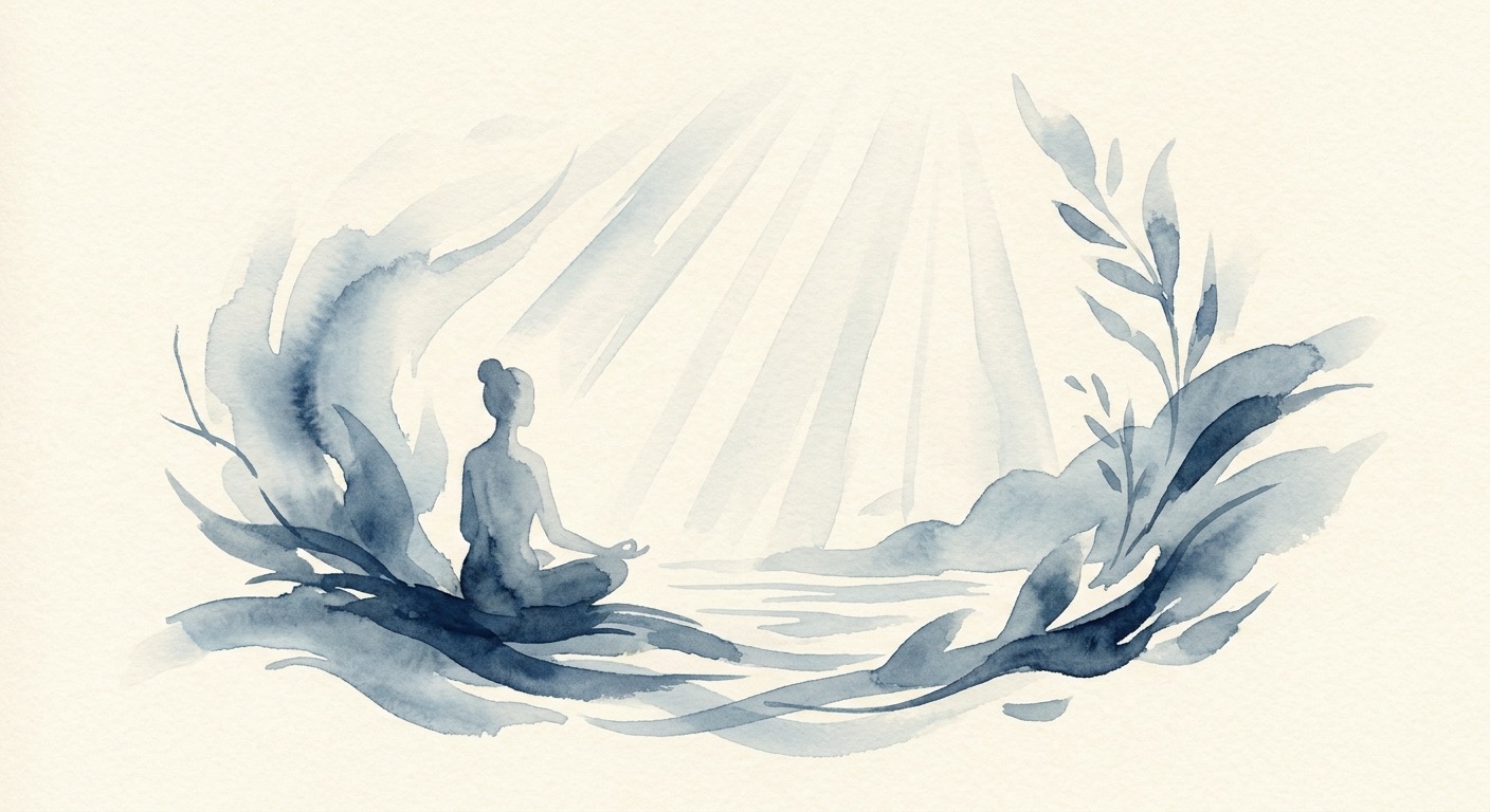 המחשה של מגוון אפשרויות מדיטציה בעברית