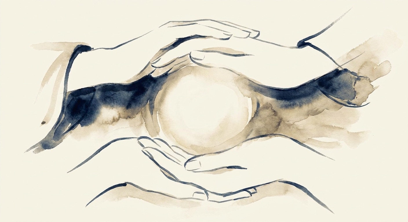 המחשה רכה של שתי אפליקציות מדיטציה בעברית זו לצד זו